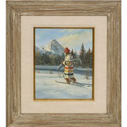 Gerry Metz, oil on board