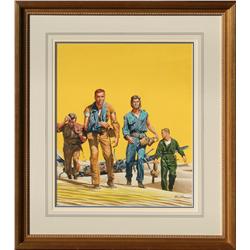 Morton Kunstler, oil on board