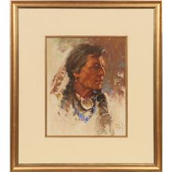 Harley Brown, pastel, Cowboy Artists of America