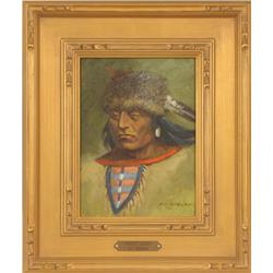 Robert F. Morgan, oil on canvas