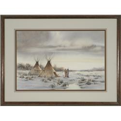 Howard Rees, watercolor