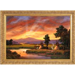 Heinie Hartwig, oil on board.