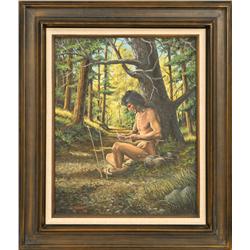 David Ewart, oil on canvas