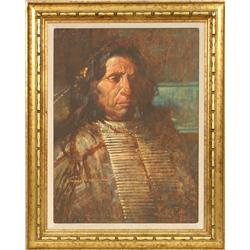 Dennis P. Anderson, oil on board