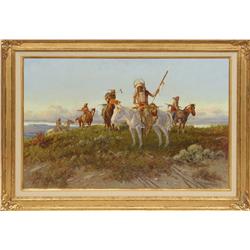 Robert F. Morgan, oil on canvas