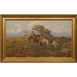 Robert F. Morgan, oil on canvas