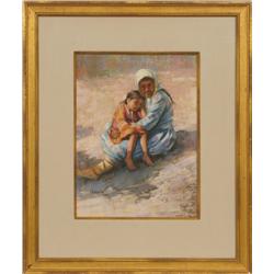 Arlene Hooker Fay, pastel