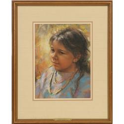 Arlene Hooker Fay, pastel