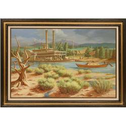 Wes Campbell, oil on board