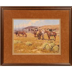 Jim C. Norton, oil on canvas. Cowboy Artists of America
