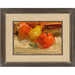 William Reese, oil on board