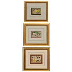 Burt Procter, three oil studies