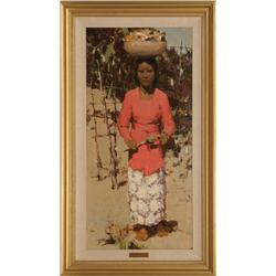 Burt Procter, oil on board