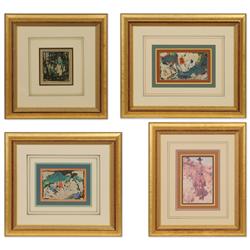 Burt Procter, four paintings