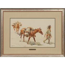 Frank Hagel, gouache