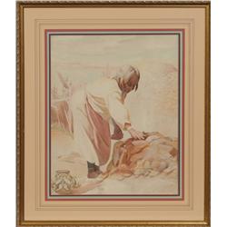 Joseph A. Imhof, watercolor