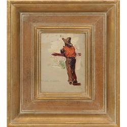 Edgar Payne, oil on board