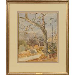 Frederick W. Becker, watercolor