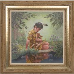 Don Crook, oil on board