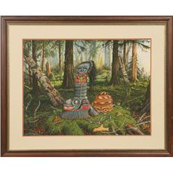 Robert R. MacGinnis, gouache