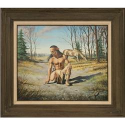 David Ewart, oil on canvas