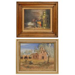 Gene Purse and Huntzinger oils on canvas