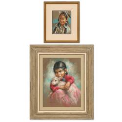 Alice Joy pastel and Patty Reid pastel