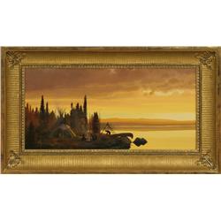 Michael B. Coleman, oil on board