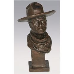 John Marchand, bronze, 8 1/2" x 5", C.M. Russell