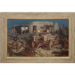 Buck McCain, oil on canvas