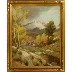 Raphael Lillywhite, oil on board