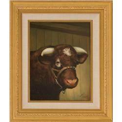 Raphael Lillywhite, oil on canvas.