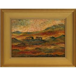 Alfred Morang, oil on board