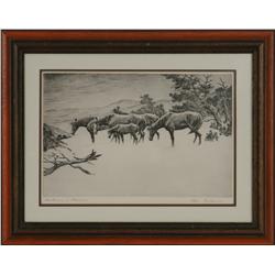 Hans Kleiber, etching