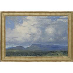 Geoff Parker, oil on board