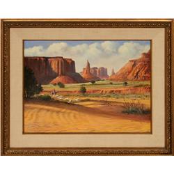 Bill Shaddix, oil on board