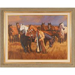 Daryl Poulin, acrylic on canvas