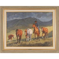 Daryl Poulin, acrylic on canvas