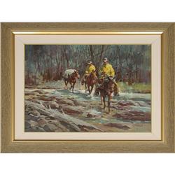 Newman Myrah, oil on canvas