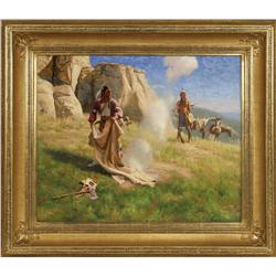 Ken Laager, oil on canvas