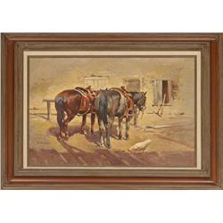 Newman Myrah, oil on canvas