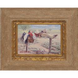 John Watt, oil on board.