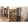 Image 1 : LARGE GROUP OF WOODEN ROOM DIVIDERS, CABINET DOORS AND CARVED TRIMS
