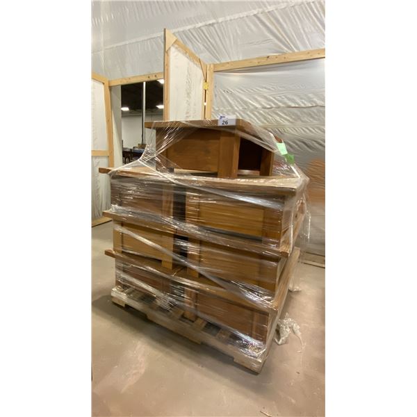 GROUP OF 7 SMALL WOODEN TEA TABLES