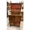 Image 2 : 2 SMALL WOODEN ANTIQUE ASIAN DOVETAILED CABINETS