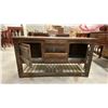 Image 2 : SOLID WOOD WITH METAL ACCENTS SIDEBOARD