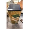 Image 1 : APPROX. 36" TALL LACQUERED FLORAL & WILDLIFE FINISH PLANT STANDS