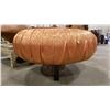 Image 2 : LARGE DECORATIVE ASIAN UPHOLSTERED STOOL