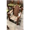 Image 1 : RUSTIC LOG ARM CHAIR