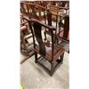 Image 2 : HARDWOOD ASIAN DINING ROOM SIDE CHAIR